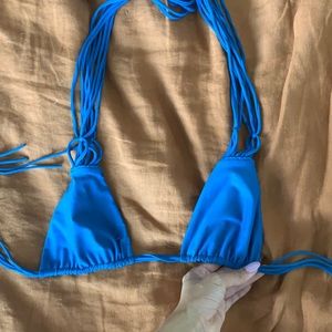 Mikoh blue bikini top Medium